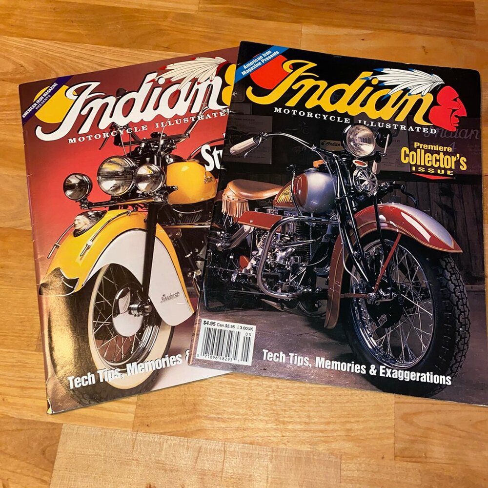 2 Indian Motorcycle Illustrated Magazine - Premiere Issue #1 and #2